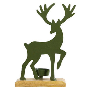Reindeer Christmas Metal <b>Tealight</b> <b>Holder</b> Christmas Home Decoration Durable Metal <b>Tealight</b> <b>Holder</b> - Product Image 3