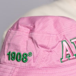 Green Bucket <b>Hat</b> <b>Women</b> Embroidered Greek Letter Fisherman Cap Wide Brim <b>Sun</b> Protection Casual Outdoor Fashion Headwear - Product Image 4