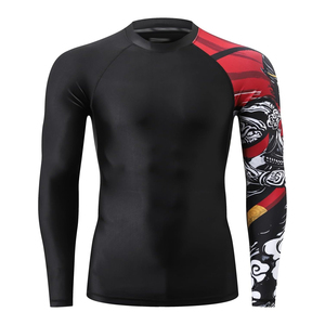 Custom Logo Mens Rash Guard Full Sleeve Lightweight <b>Athletic</b> Sportswear Premium Manufacturer - Product Image 1
