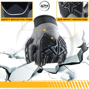 Gants de sécurité résistants aux coupures et aux impacts, service OEM, vente en gros, nouveau style, meilleure qualité, gants de protection anti-impact - Product Image 2