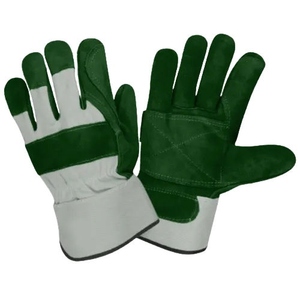 Gants de sécurité en cuir de vachette pleine fleur canadiens de qualité supérieure, certifiés CE, résistants à la chaleur, épaisseur 11 oz, longue durée de vie - Product Image 5