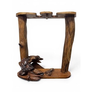ที่วางขวดไวน์ไม้สักสุดหรู - ชั้นวางไวน์ไม้สุดหรู ขายส่ง - Product Image 1