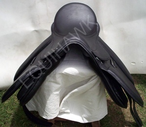 Selle anglaise la plus vendue selle de saut en cuir à siège souple pour le dressage de chevaux selle de course occidentale à prix abordable - Product Image 2