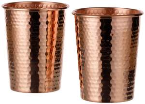 Vaso de Cobre Puro Hecho a Mano para Agua, Diseño Lujoso, Ecológico, Apto para Lavavajillas, para Viajes y Oficina - Product Image 4