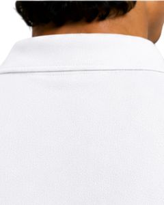 Polo Blanco para Hombre, Manga Corta, Tela de Algodón Piqué, Diseño Liso Informal, Cuello Camisero, Polo Clásico Personalizado de Verano - Product Image 4