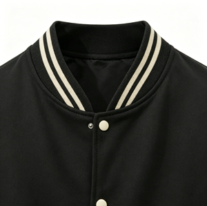 Men's Varsity Jacket Custom Embroidered Cotton Baseball Jacket Windproof Breathable Winter Streetwear <b>Coat</b> Oem Bulk Team Wear - Product Image 3