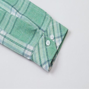 เสื้อเชิ้ตผ้าฝ้ายฟลานเนลผู้ชาย ทนทาน ระบายอากาศได้ดี สวมใส่สบาย ไม่ยับง่าย ผลิตตามสั่ง คุณภาพพรีเมียม ขายส่งและบริการ OEM - Product Image 4