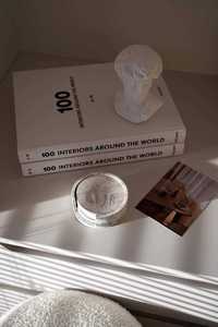 Trendy Handmade Round <b>Marble</b> <b>Coasters</b> Premium Stone Design Drink <b>Coaster</b> Set for Coffee Mugs Dining Table Kitchen and Living - Product Image 2