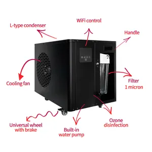 1/2HP Water Cooler WIFI Chiller Sport Fitness cold tub Ice Bath Water Chiller