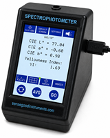 Spectrophotomètre portable Sensegood haute précision, résolution 1 nm, mesureur de couleur, analyseur de couleur CIE Lab, spectromètre