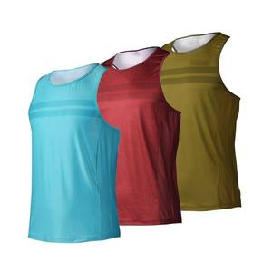 Nouveau débardeur unisexe respirant à séchage rapide, col en V, imprimé, côtelé, en polyester, coupe classique, toutes saisons - Product Image 2