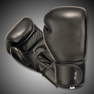 Gants de boxe bleus en PU 12 oz à fermeture complète, respirants, légers, unisexes, pour l'entraînement, avec logo personnalisé pour adultes - Product Image 3