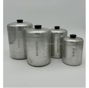 Bote de Metal hecho a mano para azúcar, café, té, almacenamiento, Juego de contenedores de alimentos para el hogar, Hotel, restaurante, uso en la cocina - Product Image 1