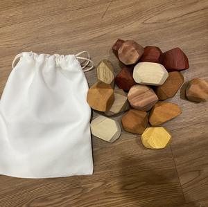 ชุดหินไม้ทูมิอิชิ ทำจากไม้เนื้อแข็งธรรมชาติ สำหรับตกแต่งและจัดวางซ้อนกัน ผลิตในเวียดนาม - Product Image 5