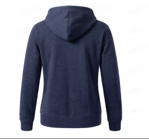 Sudadera con Capucha y Cierre para Mujer, Color Sólido, Manga Larga, Tejido de Algodón, Informal, para Otoño - Product Image 2