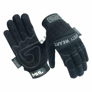 Gants de sécurité Amara en néoprène avec manchette, en cuir synthétique, pour mécaniciens, avec dos laminé en Spandex, protection industrielle des mains - Product Image 1