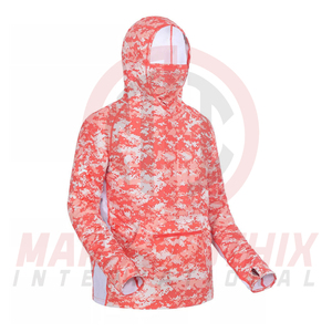 เสื้อฮู้ดตกปลาสำหรับผู้ชาย ผ้าบาง ระบายอากาศได้ดี เป็นมิตรกับสิ่งแวดล้อม จำหน่ายจำนวนมาก - Product Image 4