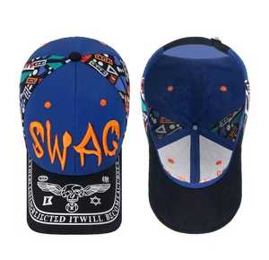Geometric Pattern <b>Baseball</b> <b>Cap</b> Sublimation Transfer Print Unisex Street Style Casual Polyester Outdoor Spring Summer Wear - Product Image 4