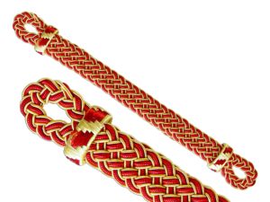 Mützengeflecht Knitted Cap Cord Solid Color Fabric <b>Braided</b> Rope Simple Style Badge <b>Accessory</b> Cord with Metal Hook Custom Color - Product Image 6