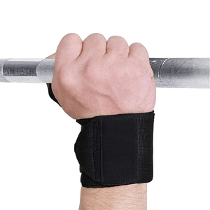สายรัดข้อมือยกน้ำหนักหนังหลากสีแบบกำหนดเอง พร้อมคุณสมบัติกันลื่น สำหรับใช้กับบาร์เบลในยิม ช่วยพยุงข้อมือ - Product Image 3