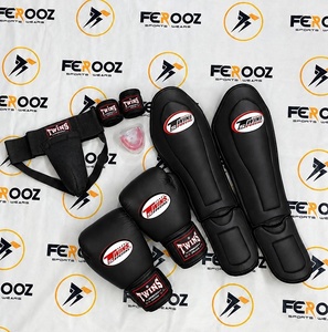 Guantes de Boxeo Muay Thai al por Mayor, Protectores de Espinillas, Set de Entrenamiento con Pads de Enfoque, Protector Inguinal y Protector Bucal para Deportes de Artes Marciales - Product Image 2