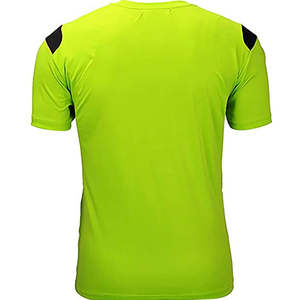Camiseta Deportiva Verde Lima para Hombre, Transpirable, para Entrenamiento Atlético, Gimnasio, Running, Manga Corta, de Alto Rendimiento - Product Image 2