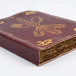 Luxury Foil Stamped <b>Leather</b> Journal Handcrafted Genuine <b>Leather</b> <b>Diary</b> with Gold Embossing Custom Refillable Travel Notebook - Product Image 1
