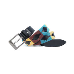 Genuine <b>Leather</b> Polo Belt <b>Woven</b> Stitch <b>Leather</b> Case <b>Bags</b> Polo Belt OEM Factory Direct Wholesale Supply LBP-0026D - Product Image 6
