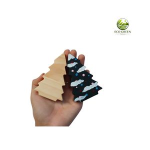Rustic Wooden Christmas Tree Crafts for Painting DIY Holiday Decoration and Kids Creative Play - Product Image 2