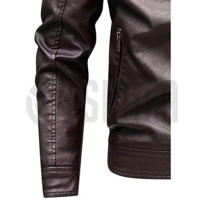 Design Your Own <b>Leather</b> Fashion <b>Jackets</b> High Quality <b>Men</b> <b>Leather</b> <b>Jacket</b> in Best Price Long Sleeve <b>Leather</b> <b>Jacket</b> - Product Image 3
