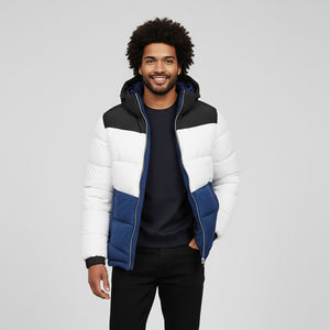 Chaqueta Bomber Impermeable Personalizada de Talla Grande 2026, con Capucha, Bloques de Color, Transpirable, Color Personalizado en la Parte Delantera, para Hombre, Invierno - Product Image 3