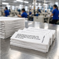Étiquettes d'entretien personnalisées en satin imprimées avec instructions, étiquettes pour vêtements et articles vestimentaires