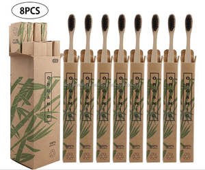 Cepillo de Dientes Biodegradable Ecológico 100% a Base de Plantas con Mango en Forma de S para un Cuidado Bucal Totalmente Compostable - Product Image 6