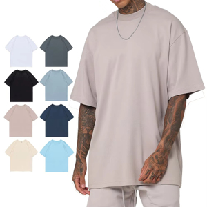 Timeless Casual Tee Men Summer Breathable Soft Cotton Cooling Crew Neck Short Sleeve Oversized Clean for Everyday Knitted - Product Image 1