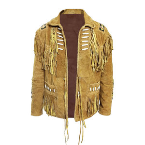 Modern <b>Suede</b> Leather <b>Jacket</b> for Men with Custom Branding and Logo Design High Street Genuine Leather <b>Jacket</b> - Product Image 1