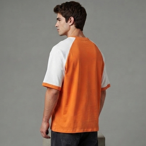 Nueva Llegada 2026 Camisetas Raglán con Estampado Puff para Hombre, Ropa Casual, Cuello Redondo, Talla Grande, Manga Corta, 100% Algodón - Product Image 5