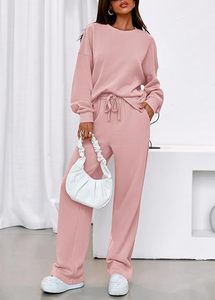 Conjunto de Sudadera con Capucha Oversize y Pantalones de Chándal de Forro Polar Premium para Mujer, Conjunto Deportivo de Sudadera con Capucha y Pantalones de Chándal para Mujer - Product Image 4