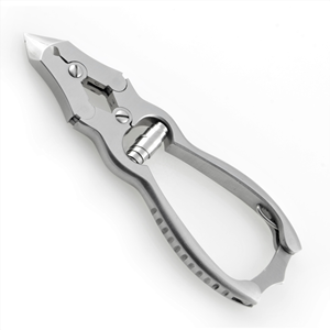 Coupe-ongles professionnel écologique en acier au carbone noir pour manucure et pédicure, lame incurvée, ouverture large pour ongles épais - Product Image 1