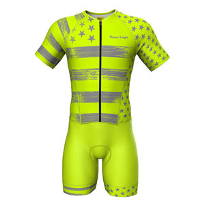 Ropa de Ciclismo Térmica de Invierno para Hombre, Jersey de Ciclismo de Manga Corta, Pantalones Cortos con Tirantes para Bicicleta, Ropa de Ciclismo, Uniforme de Triatlón - Product Image 1