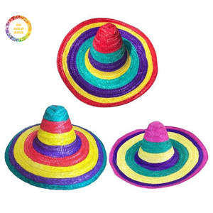 หมวกซอมเบรโรแบบดั้งเดิมของเม็กซิโก เหมาะสำหรับงานซินโก เดอ มาโย งานเทศกาล และงานเฉลิมฉลอง พร้อมความกระชับสวมใส่สบาย - Product Image 1