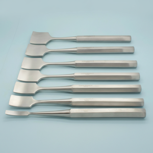 Ensemble de 7 osteotomes Hibbs courbés de 7,5 pouces, instruments orthopédiques de qualité OR - Product Image 1