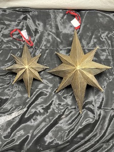 Adorno Navideño Colgante de Hierro con Estrella, Hecho a Mano, con Impresión Digital, Decoración Duradera para el Hogar y Ocasiones Especiales - Product Image 3