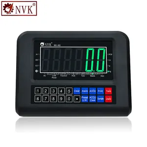 Indicatore di pesatura NVK K8 indicatore di peso elettronico A12E per bilancia a piattaforma e bilancia da pavimento per bilancia per camion