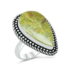 Fashionable High Grade Green <b>Opal</b> Trendy Wedding Engagement Anniversary Fashion Gifts Wholesale Vintage <b>Opal</b> <b>Ring</b> <b>Silver</b> plated - Product Image 4