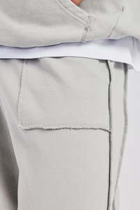 Conjunto Deportivo Informal para Hombre, Sudadera con Capucha y Cremallera Completa, Color Gris Ceniza, Corte Holgado, Pantalones de Chándal, Poliéster/Nailon, Ligero - Product Image 4