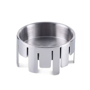 Cenicero de Cigarrillos de Acero Inoxidable, Diseño Moderno y Popular, Forma Redonda, Cenicero de Mesa para Cigarros a un Precio Accesible - Product Image 5