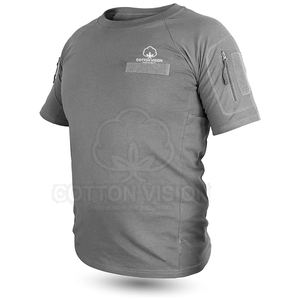 Camiseta Táctica Ligera y Transpirable para Hombre, de Algodón Suave, Manga Corta, para Entrenamiento - Product Image 1
