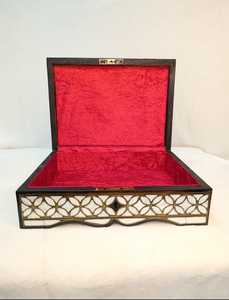 Premium Handmade Bone Inlay Jewelry <b>Box</b> Decorative Storage Organizer With Luxury Velvet Finish <b>Keepsake</b> Gift <b>Box</b> for Home Hotel - Product Image 6