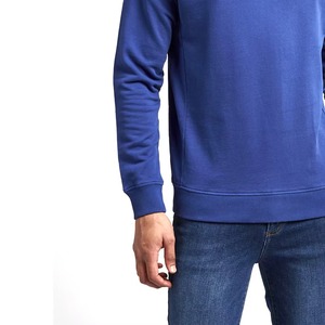 เสื้อสเวตเชิ้ตคอกลมสีน้ำเงินโคบอลต์สำหรับผู้ชาย แขนยาว สวมใส่สบายๆ เหมาะสำหรับฤดูใบไม้ร่วงและฤดูหนาว - Product Image 2
