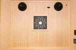 Sauna Infrarroja WJ-F1 ODM OEM con Panel de Control Wifi y Panel de Terapia de Luz Roja - Product Image 6
